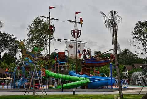Port Of Lost Wonder at Sentosa, Singapore is a play park for kids.