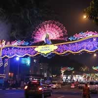 Deepavali (Diwali) celebrations at Little India, Singapore.