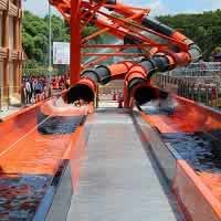 Torpedo is a water slide at Singapore's Wild Wild Wet Water Park.