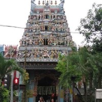 Sri Veeramakaliamman Temple is a main attraction in Little India.