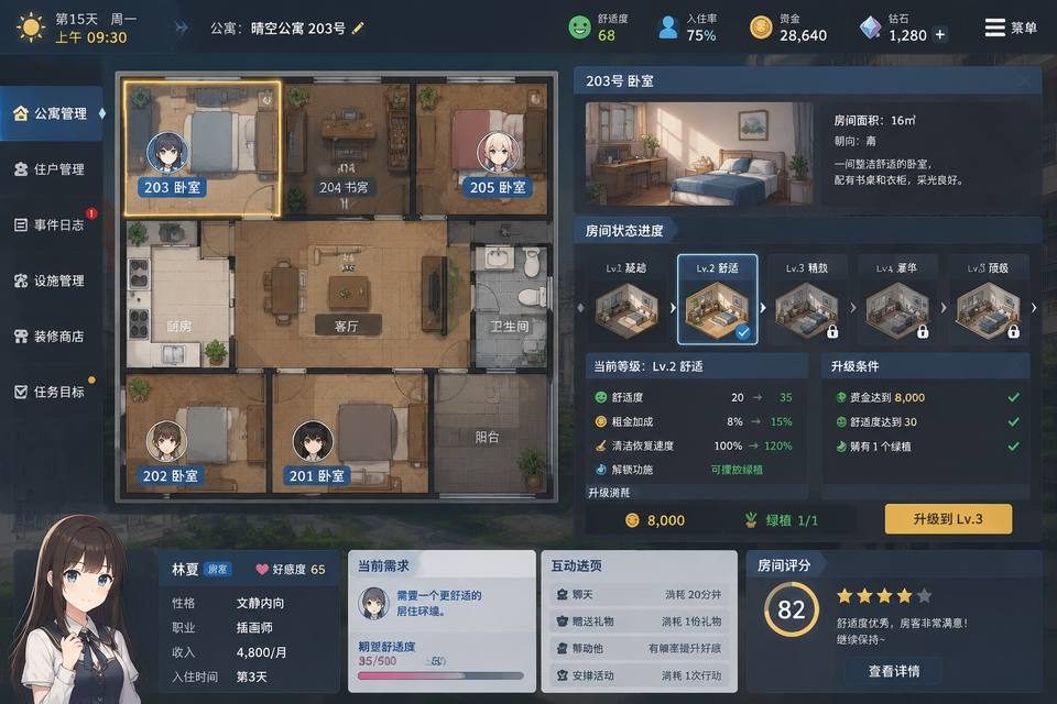 ROOM 角色路线 展示图 5